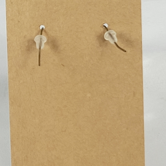 Handmade Antique Bronze Earrings Metal Bumble Bee Hypoallergenic Dangle Hook - Picture 10 of 12